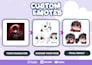 draw cute chibi twitch emotes for vtuber and discord
